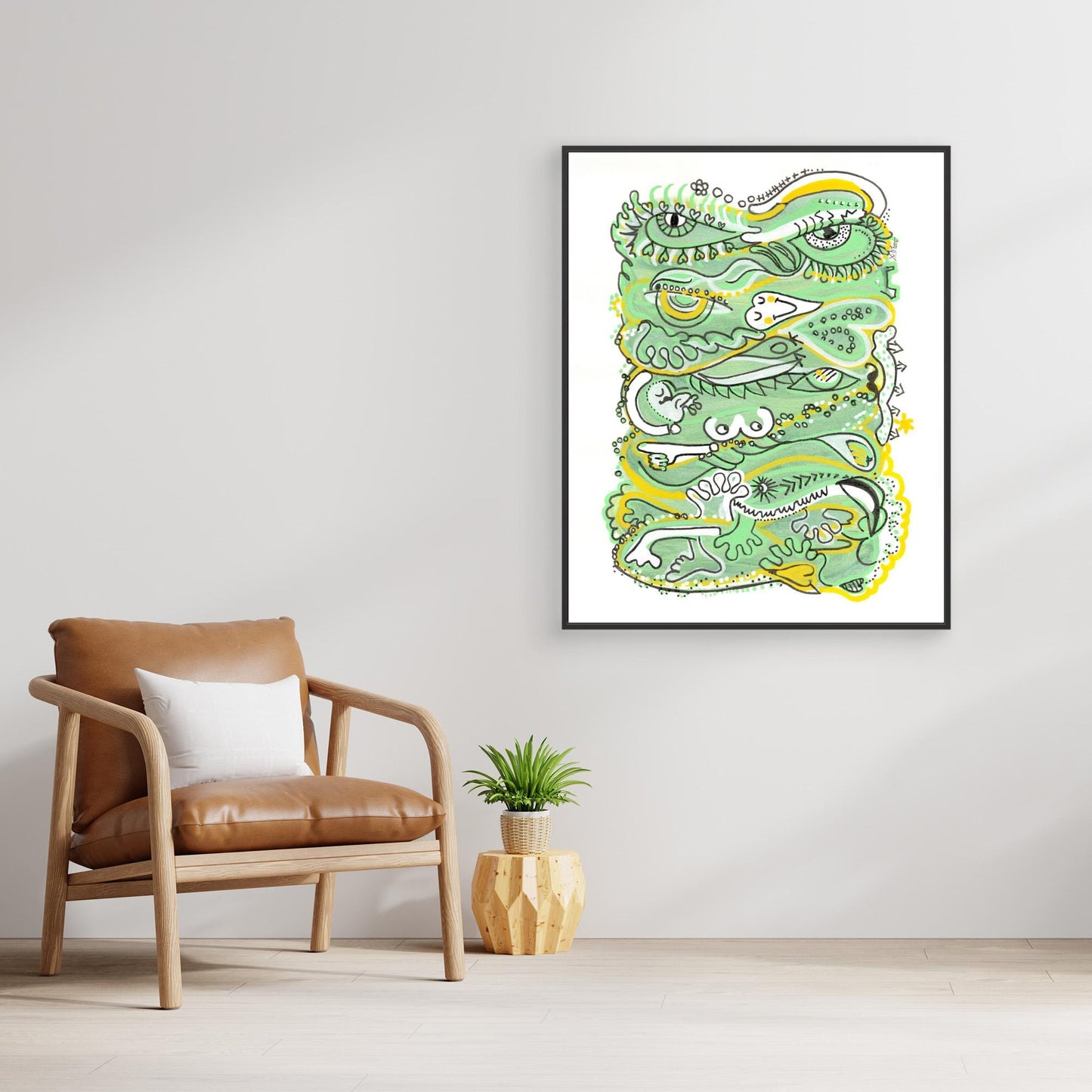 Canvas Print: Waves of Humanity (WW)