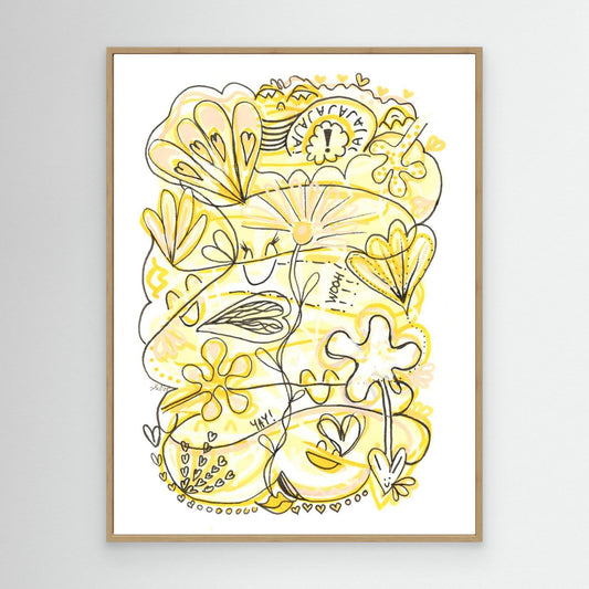 Canvas Print: Waves of Happiness