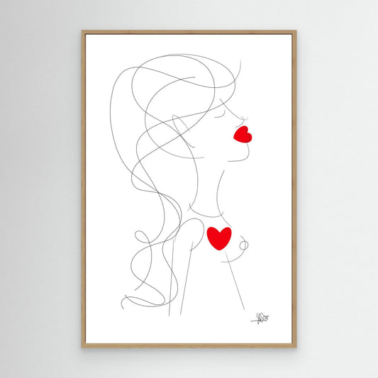 Canvas Print: Peace of Her