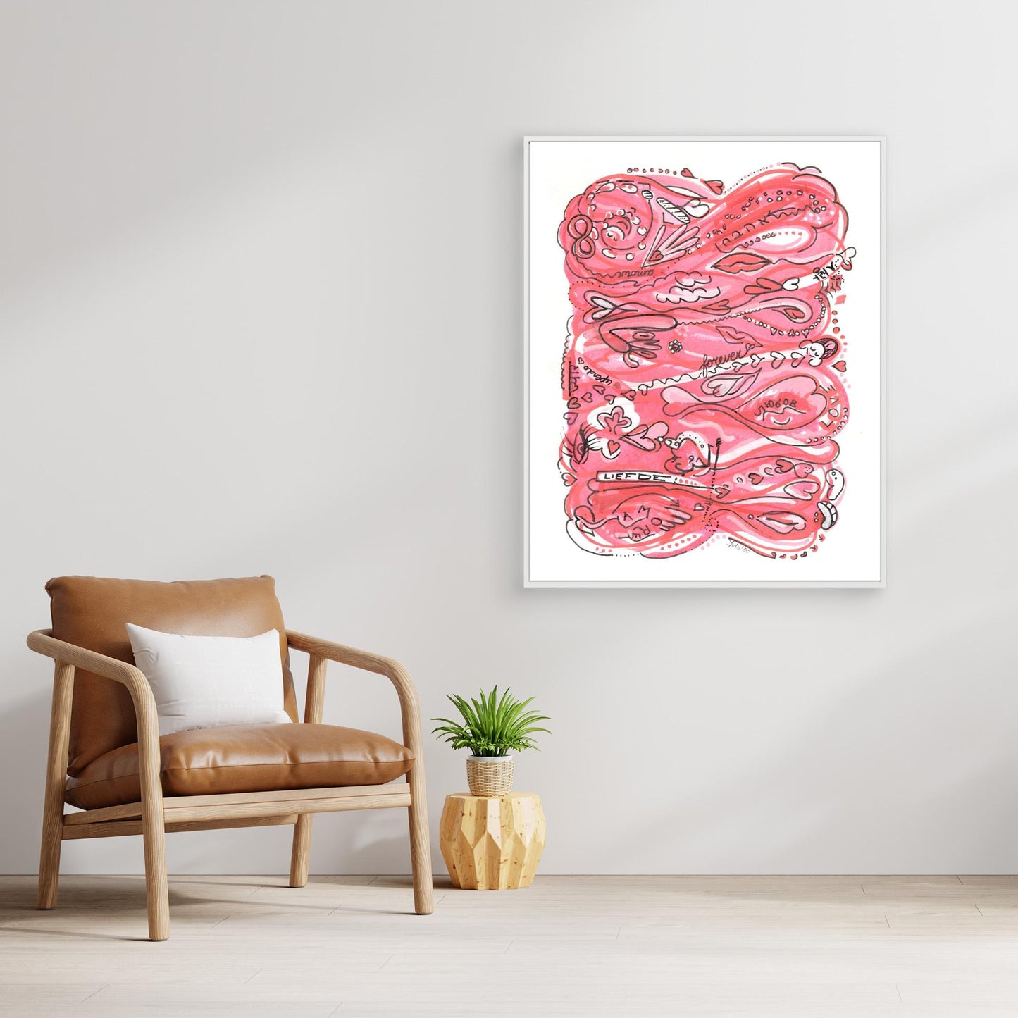 Canvas Print: Waves of Love (WW)