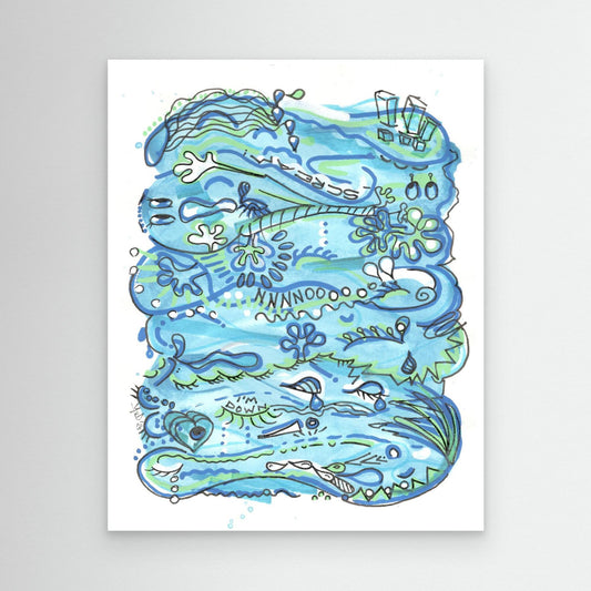 Canvas Print: Waves of Love (WW)