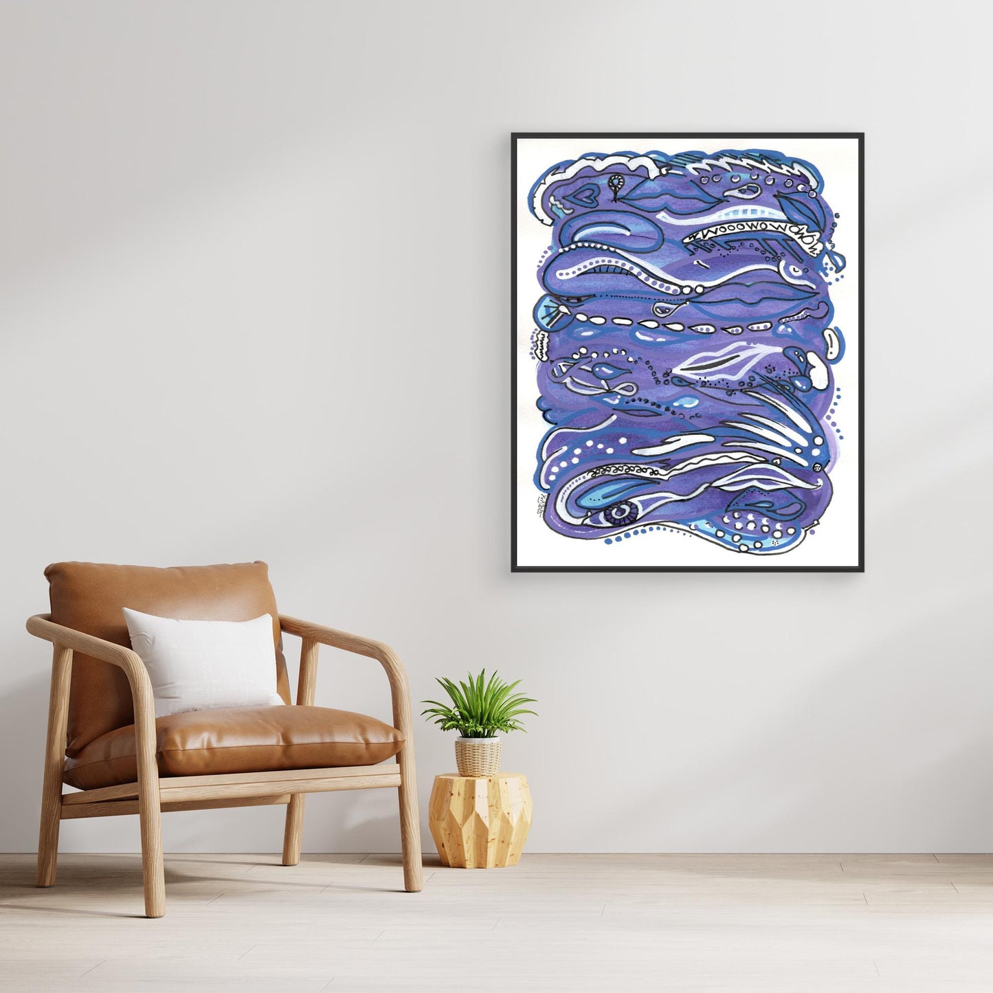 Canvas Print: Waves of Lust (WW)