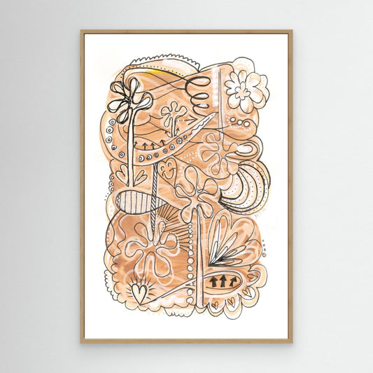 Canvas Print: Waves of Growth