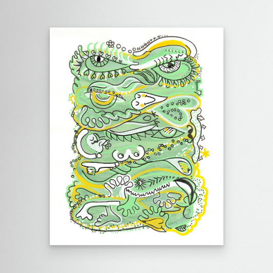 Canvas Print: Waves of Humanity (WW)