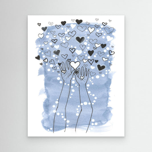 Canvas Print: Hold The Love (WW)