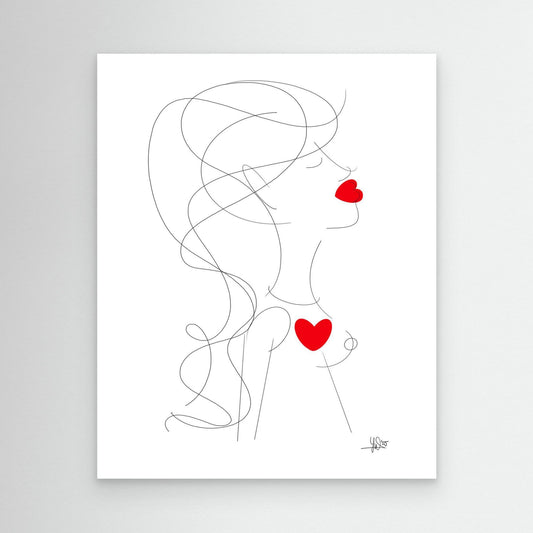 Canvas Print: Peace of Her (WW)