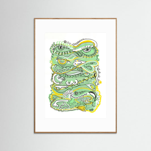 Art Print: Waves of Humanity