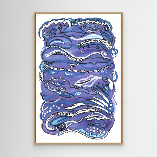 Canvas Print: Waves of Lust